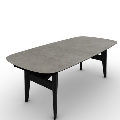 Mesa Abrey Rounded Extensible 200 cm para Comedor. Muebles Italianos