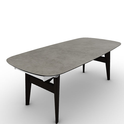 Mesa Abrey Rounded Extensible 200 cm para Comedor. Muebles Italianos