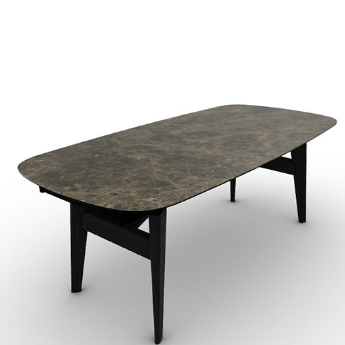 Mesa Abrey Rounded Extensible 200 cm para Comedor. Muebles Italianos