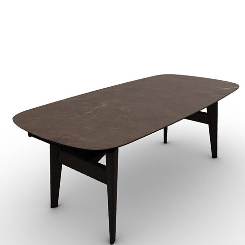 Mesa Abrey Rounded Extensible 200 cm para Comedor. Muebles Italianos