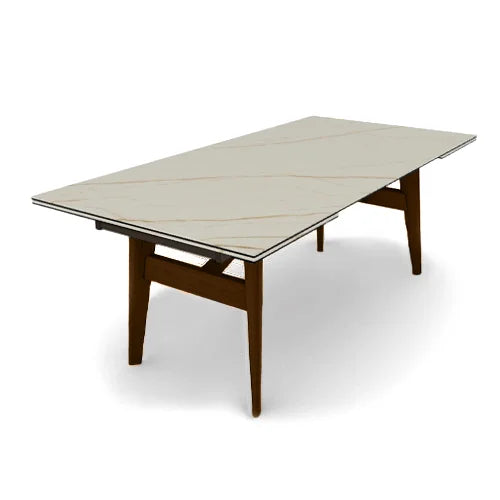 Mesa Abrey Rectangular Extensible 200 cm para Comedor. Muebles Italianos