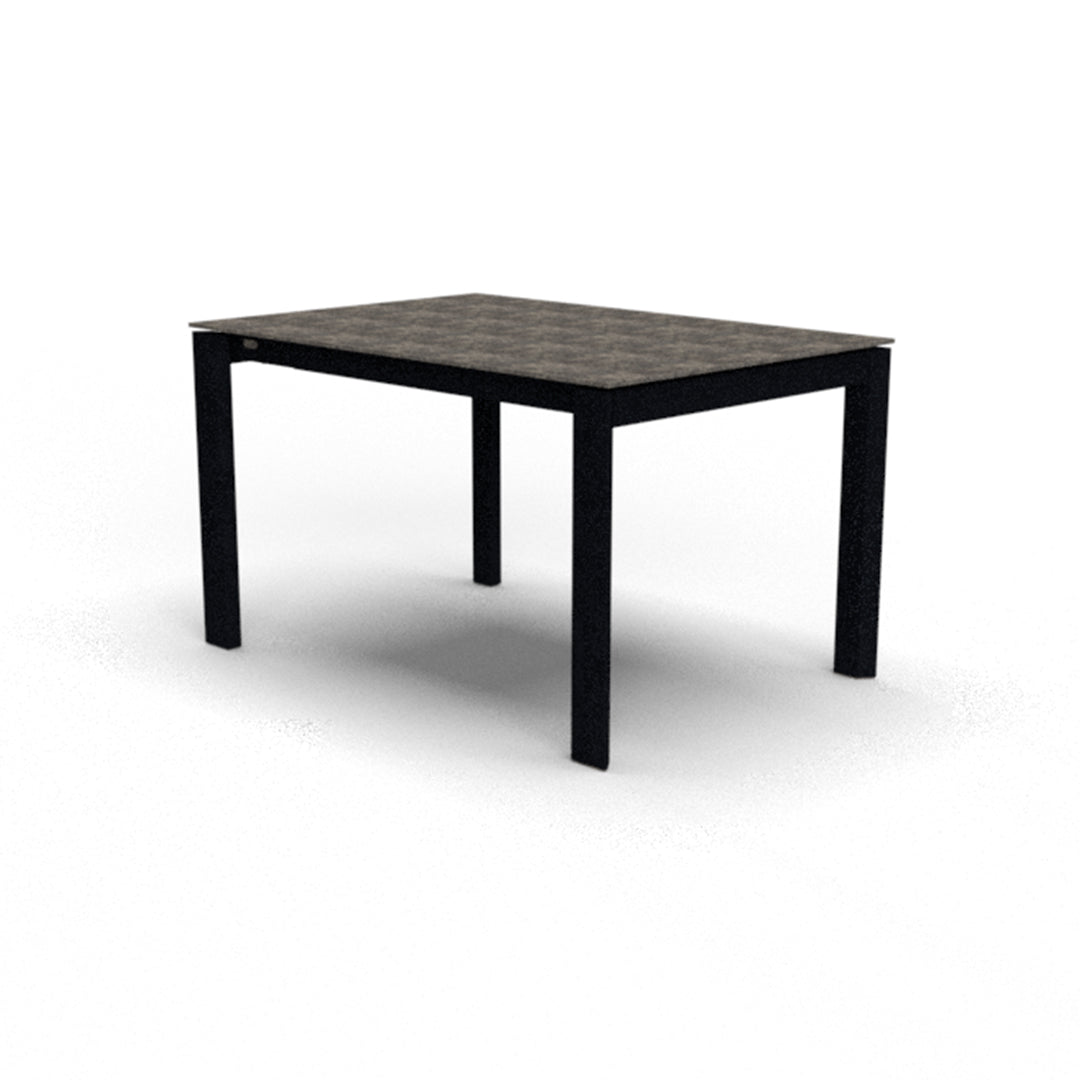 Mesa de doble extensión Eminence base metalica 130 cm. Muebles Italianos variant