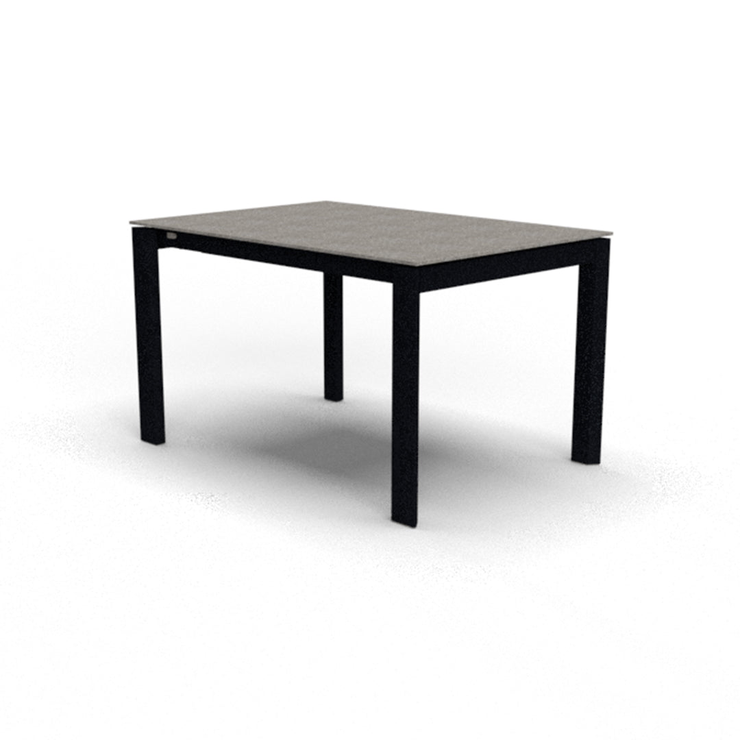 Mesa de doble extensión Eminence base metalica 130 cm. Muebles Italianos variant