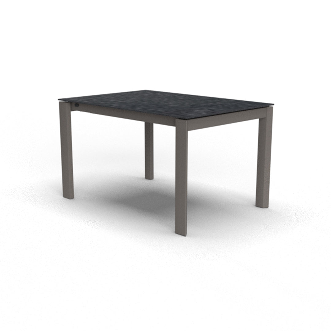 Mesa de doble extensión Eminence base metalica 130 cm. Muebles Italianos variant