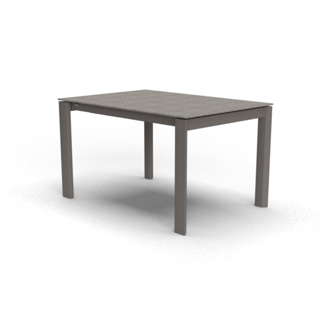 Mesa de doble extensión Eminence base metalica 130 cm. Muebles Italianos variant