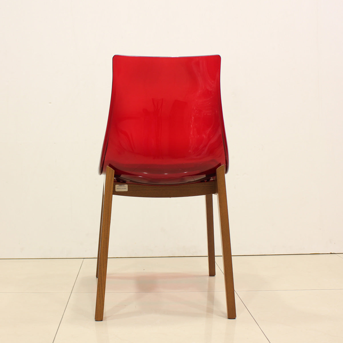set de 2 sillas led rojo. Muebles Italianos